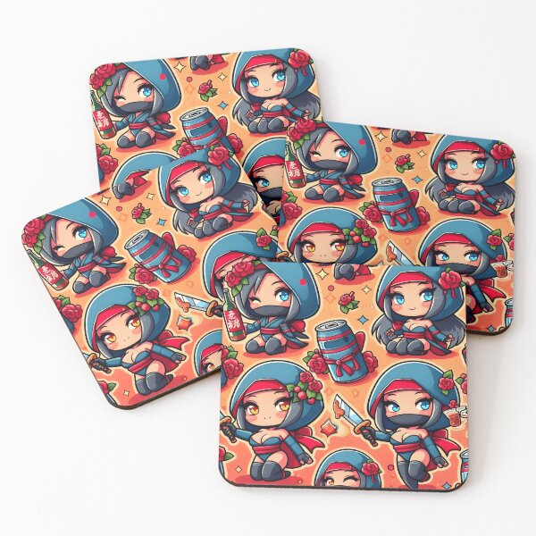 Item preview, Hot-cute Chibi ninja pattern 41.0 designed and sold by StickyGuys.