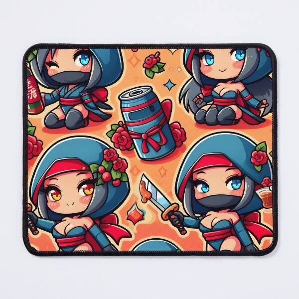 Item preview, Hot-cute Chibi ninja pattern 41.0 designed and sold by StickyGuys.
