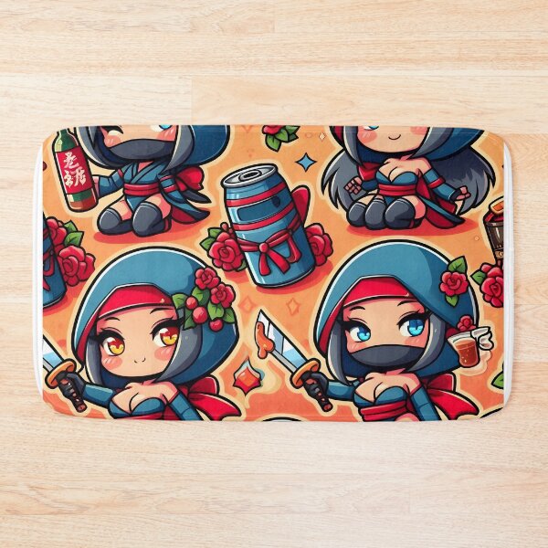 Item preview, Hot-cute Chibi ninja pattern 41.0 designed and sold by StickyGuys.