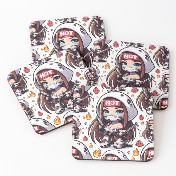 Item preview, Hot-cute Chibi ninja pattern 42.0 designed and sold by StickyGuys.