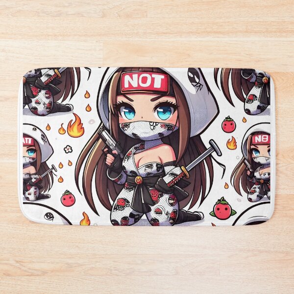 Item preview, Hot-cute Chibi ninja pattern 42.0 designed and sold by StickyGuys.