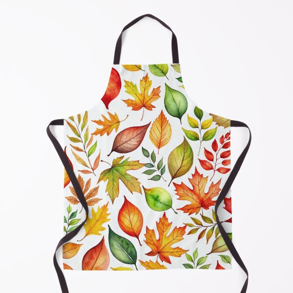 Item preview, Pattern with mix of Colorful Autumn Leaves, Capturing the Essence of Nature's Seasons.  designed and sold by twisted-dot.