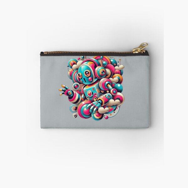 Item preview, Surreal Colorful Robot – Futuristic Digital Art designed and sold by CreationbyNiki.