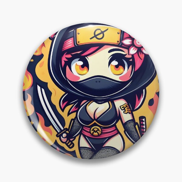 Item preview, Hot-cute Chibi ninja pattern 43.0 designed and sold by StickyGuys.