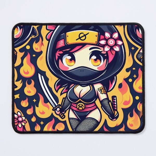Item preview, Hot-cute Chibi ninja pattern 43.0 designed and sold by StickyGuys.