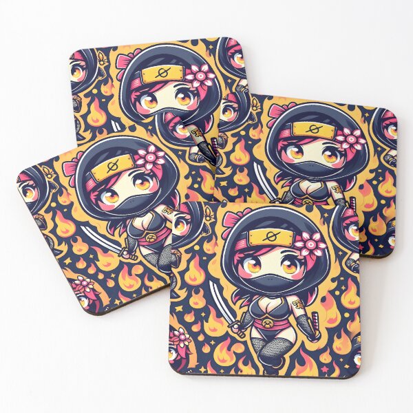 Item preview, Hot-cute Chibi ninja pattern 43.0 designed and sold by StickyGuys.