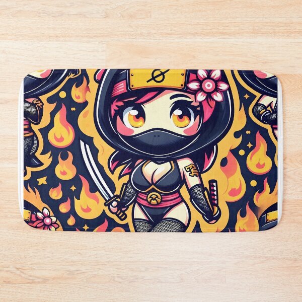 Item preview, Hot-cute Chibi ninja pattern 43.0 designed and sold by StickyGuys.