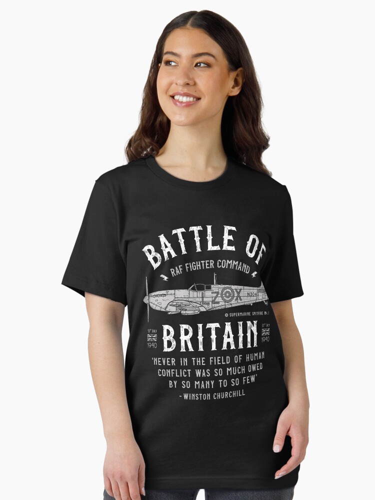 Ww2 Battle Of Britain Fighter T Shirt - Raf Spitfire Ww2 Battle Of Britain Fighter T Shirt - Raf Spitfire