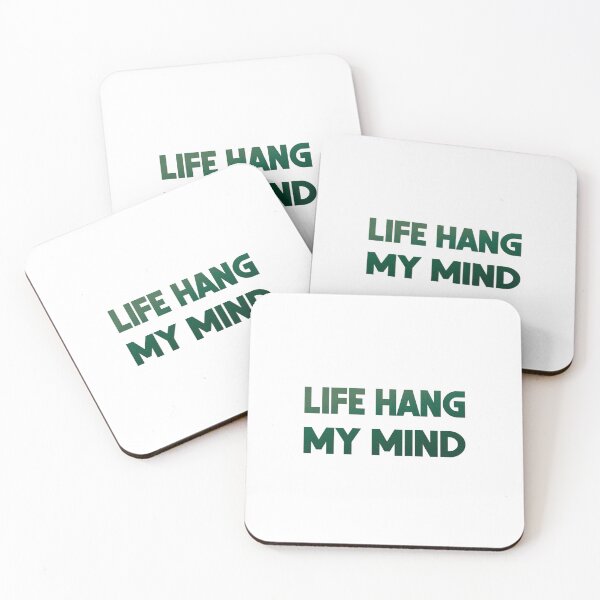 Item preview, Life Hang My Mind Text designed and sold by Combat Skies.