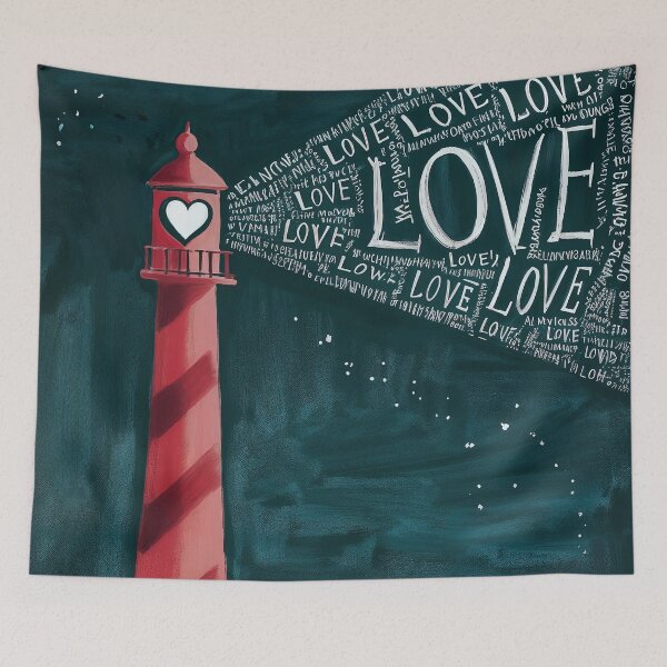 Item preview, LET YOUR LOVE LIGHT THE WAY - THE LOVE LIGHTHOUSE designed and sold by INNERHARMONY2.