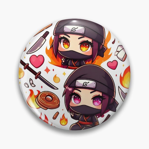 Item preview, Hot-cute Chibi ninja pattern 44.0 designed and sold by StickyGuys.