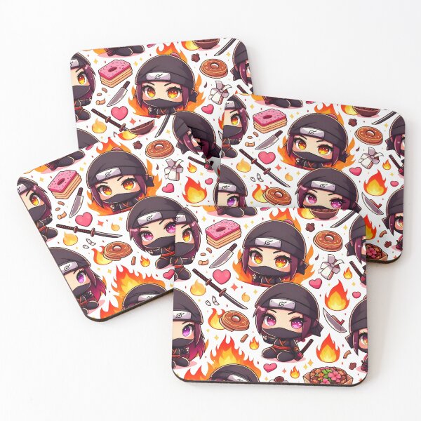 Item preview, Hot-cute Chibi ninja pattern 44.0 designed and sold by StickyGuys.