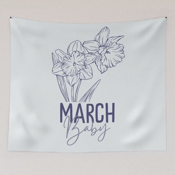 Item preview, March Baby, March Birthday, Daffodil Birth Flower designed and sold by lagunaklein.