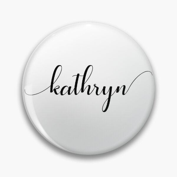 Item preview, Kathryn - Custom name on delicate black cursive font designed and sold by To the Lua.