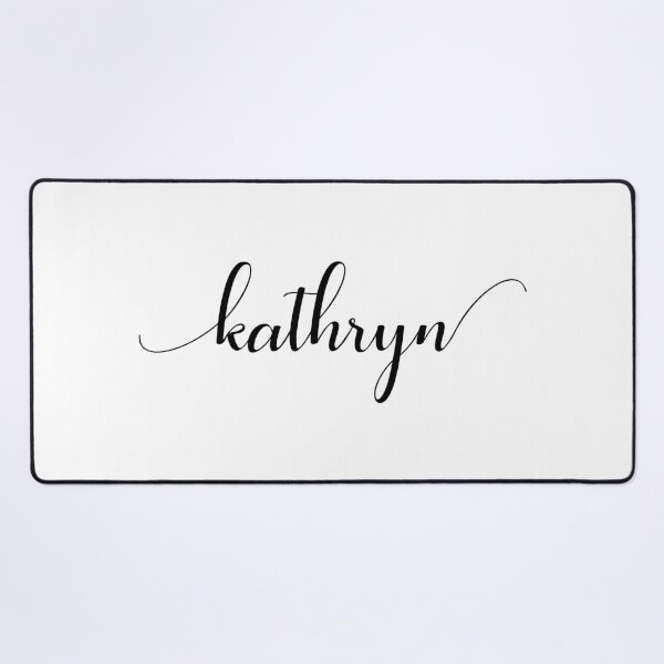 Item preview, Kathryn - Custom name on delicate black cursive font designed and sold by To the Lua.