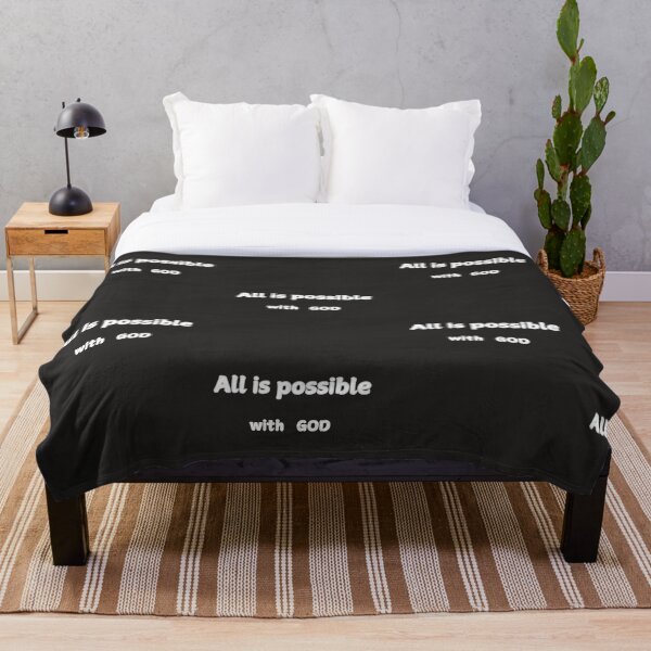 Item preview, All is possible with God statement designed and sold by GinnyGi.