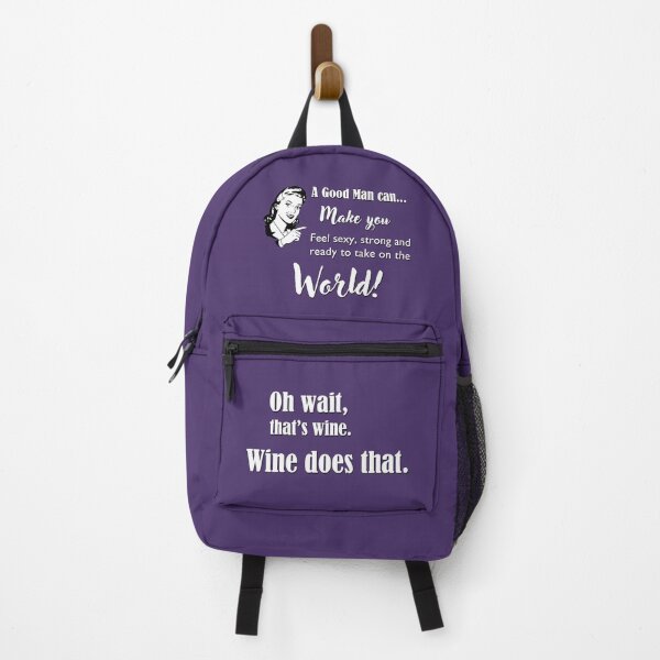 Item preview, A Good Man Can...Oh Wait, that's Wine, Wine Does That. designed and sold by Say What You Need To Say!.