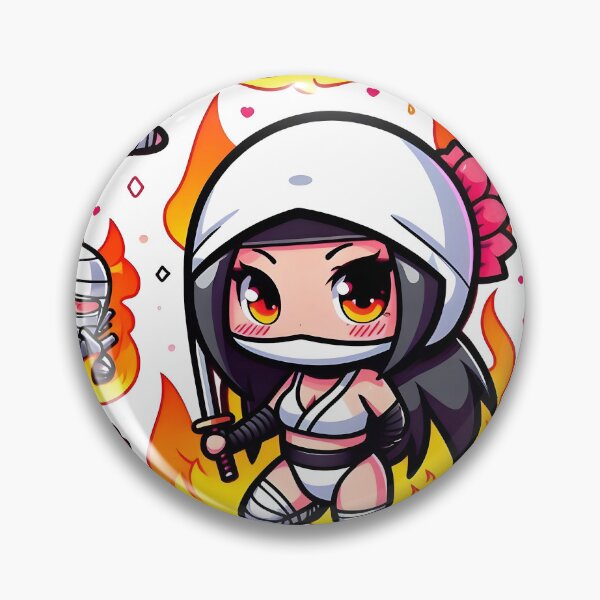 Item preview, Hot-cute Chibi ninja pattern 45.0 designed and sold by StickyGuys.