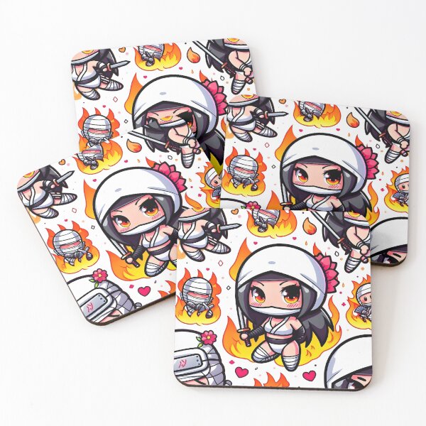 Item preview, Hot-cute Chibi ninja pattern 45.0 designed and sold by StickyGuys.