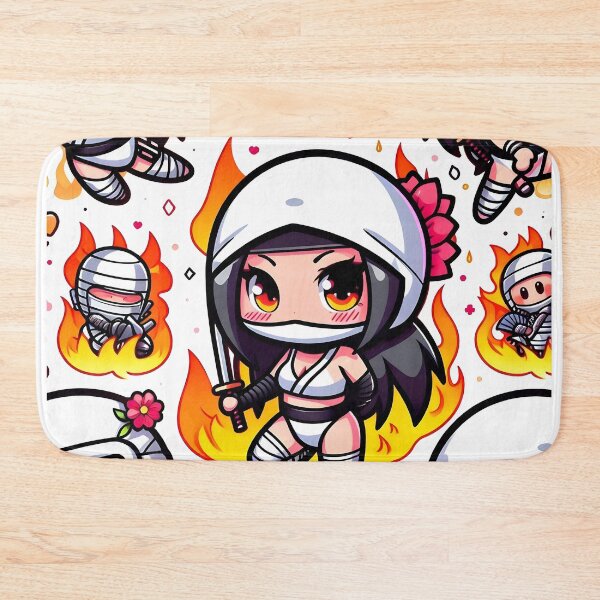 Item preview, Hot-cute Chibi ninja pattern 45.0 designed and sold by StickyGuys.
