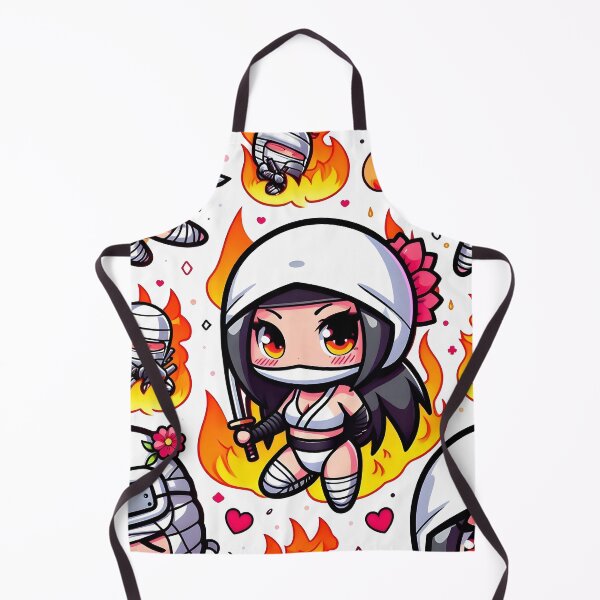 Item preview, Hot-cute Chibi ninja pattern 45.0 designed and sold by StickyGuys.