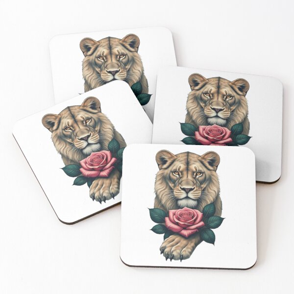 Item preview, Lioness and Rose designed and sold by artistmagicshop.
