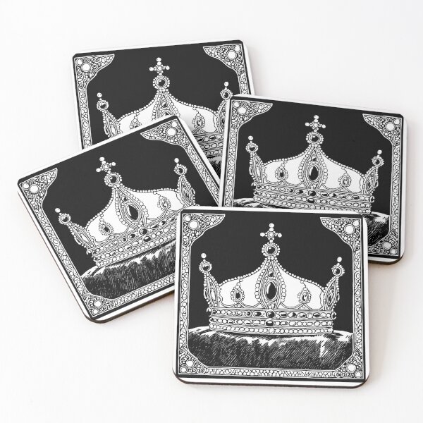 Item preview, Royal Crown Line Drawing designed and sold by GeoSketchWear.