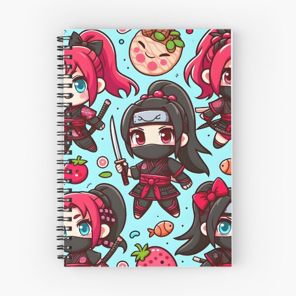 Item preview, Hot-cute Chibi ninja pattern 46.0 designed and sold by StickyGuys.