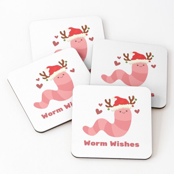 Item preview, Worm Wishes: Holiday Cheer with a Twist designed and sold by HELL0WBELLO.