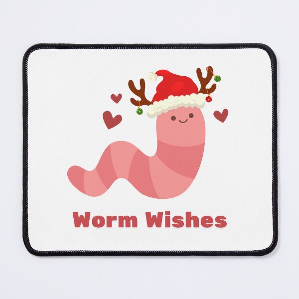 Item preview, Worm Wishes: Holiday Cheer with a Twist designed and sold by HELL0WBELLO.
