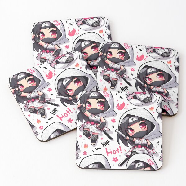 Item preview, Hot-cute Chibi ninja pattern 47.0 designed and sold by StickyGuys.