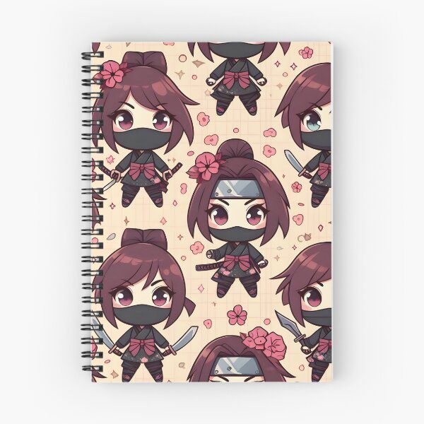Item preview, Hot-cute Chibi ninja pattern 48.0 designed and sold by StickyGuys.