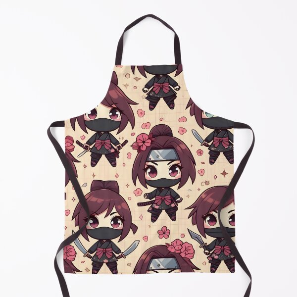Item preview, Hot-cute Chibi ninja pattern 48.0 designed and sold by StickyGuys.