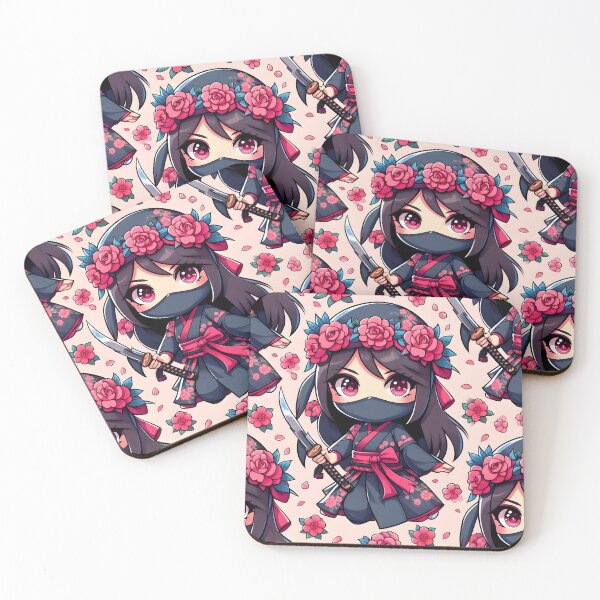 Item preview, Hot-cute Chibi ninja pattern 49.0 designed and sold by StickyGuys.