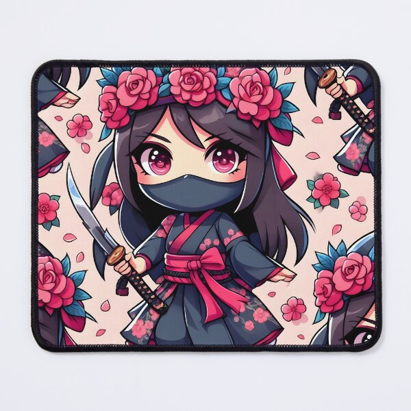 Item preview, Hot-cute Chibi ninja pattern 49.0 designed and sold by StickyGuys.