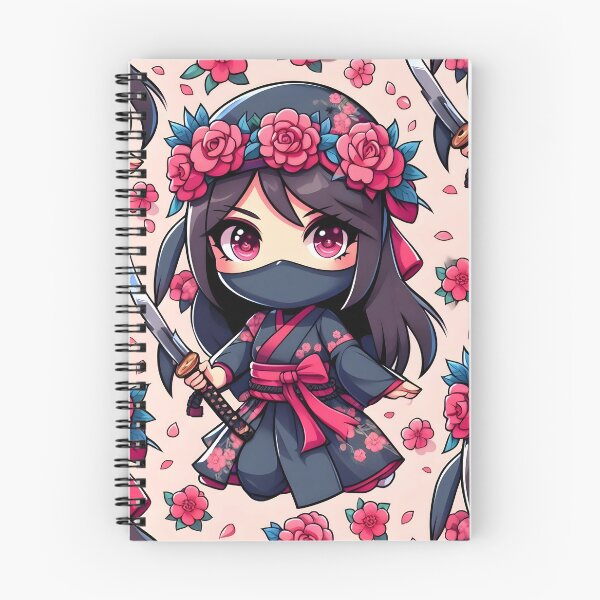 Item preview, Hot-cute Chibi ninja pattern 49.0 designed and sold by StickyGuys.