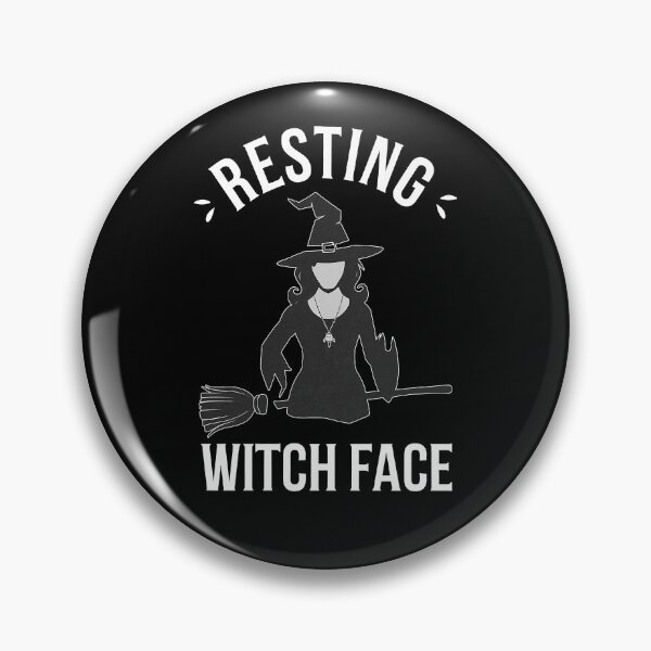 Item preview, Resting Witch Face designed and sold by tachyon273.