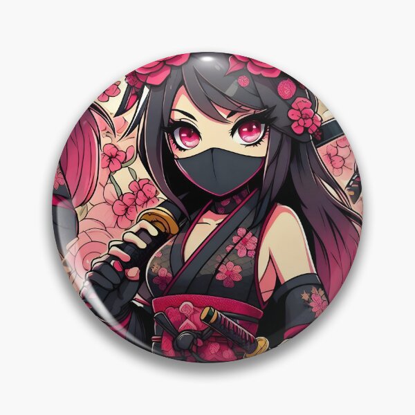 Item preview, Hot-cute Chibi ninja pattern 50.0 designed and sold by StickyGuys.