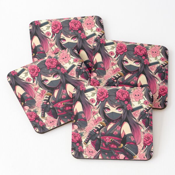 Item preview, Hot-cute Chibi ninja pattern 50.0 designed and sold by StickyGuys.