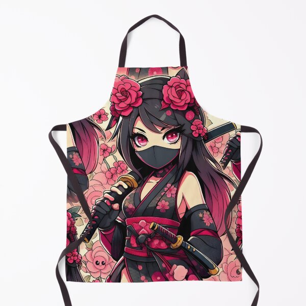 Item preview, Hot-cute Chibi ninja pattern 50.0 designed and sold by StickyGuys.