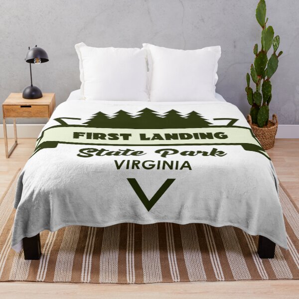 Item preview, First Landing State Park Virginia Trees And Ribbon designed and sold by bivenart.