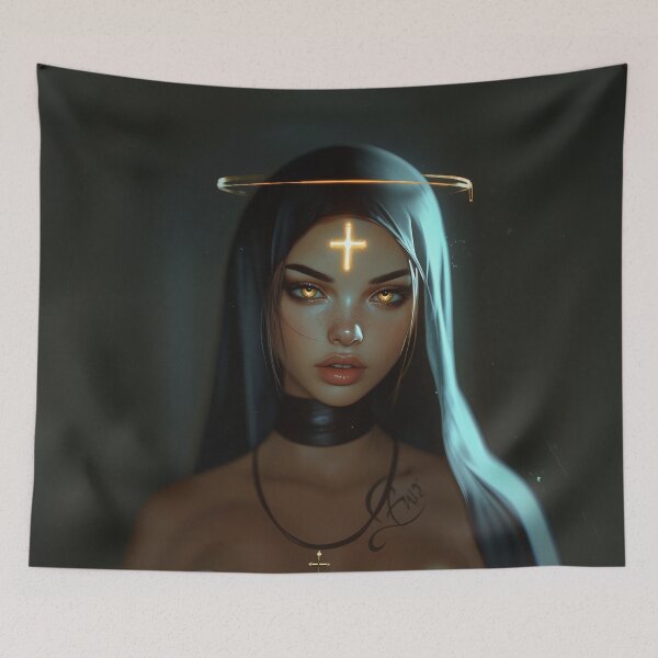 Item preview, possessed nun designed and sold by CursedbyLilith.