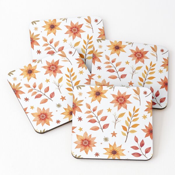 Item preview, Pattern with mix of Warm Colorful Autumn Leaves, Capturing the Essence of Nature's Seasons.  designed and sold by twisted-dot.
