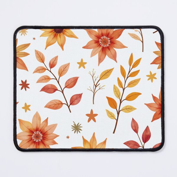 Item preview, Pattern with mix of Warm Colorful Autumn Leaves, Capturing the Essence of Nature's Seasons. designed and sold by twisted-dot.