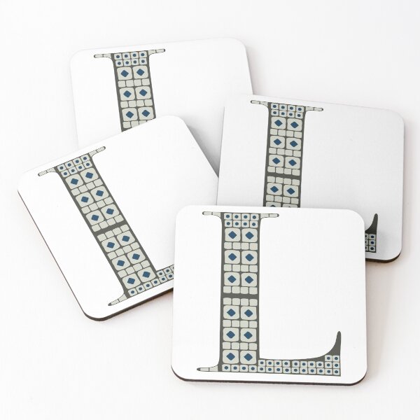 Item preview, Initials inspired by Vintage French and Italian Textiles designed and sold by NanisCorner.