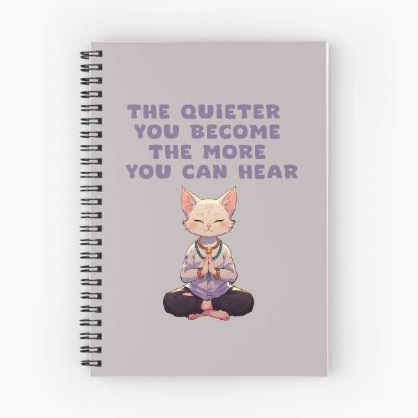 Item preview, THE QUIETER YOU BECOME THE MORE YOU AN HEAR designed and sold by La Loca.