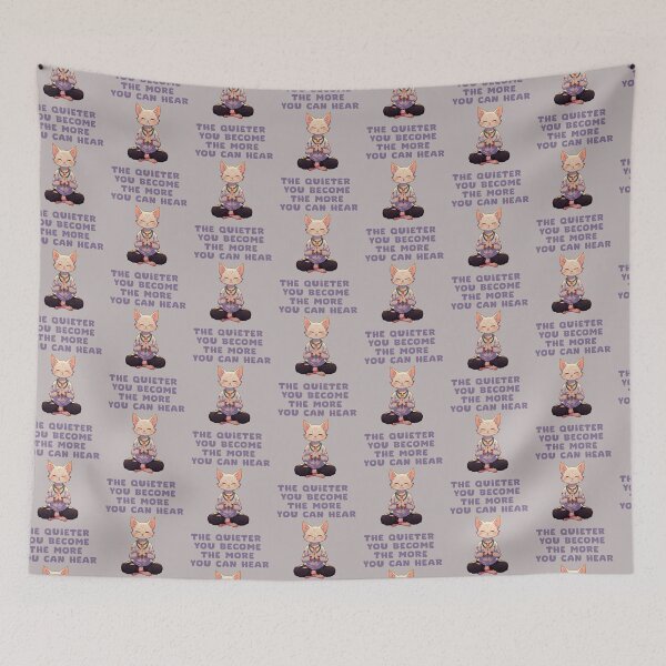 Item preview, THE QUIETER YOU BECOME THE MORE YOU AN HEAR designed and sold by La Loca.