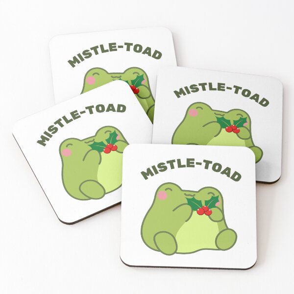 Item preview, Mistle-Toad: A Festive Frog Under the Holly designed and sold by HELL0WBELLO.