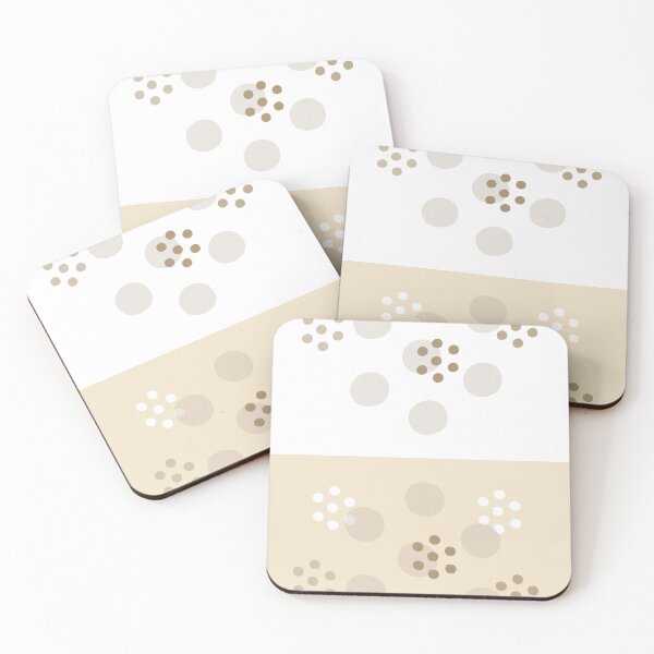 Item preview, Dreamy Flower Dots: A Softly Scattered Pattern of Playful Blooms, Unique designed and sold by villacreativa.