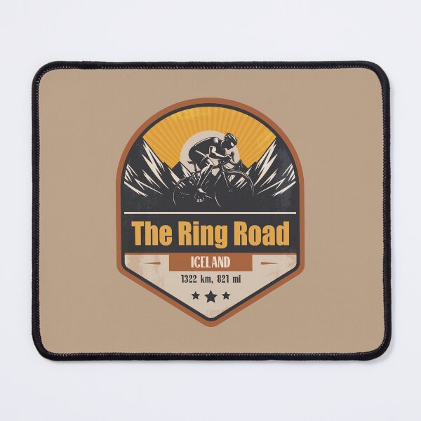 Item preview, Ring Road (Route 1) Iceland Cycling Mountain Design designed and sold by CynthiaGraphics.